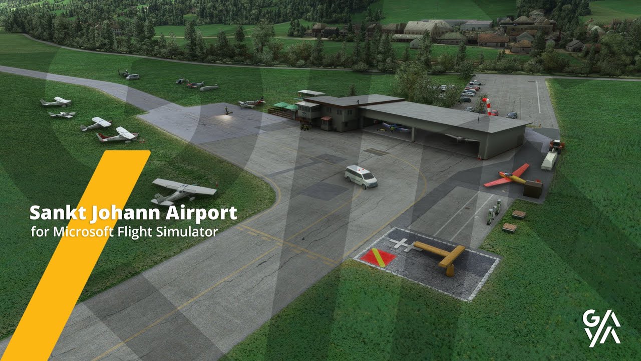 Trailer: Sankt Johann, Tirol Airport for Microsoft Flight Simulator | Gaya Simulations