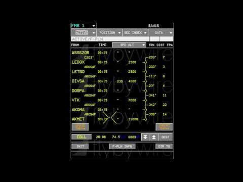 FlyByWire Simulations - A380X FMS Preview