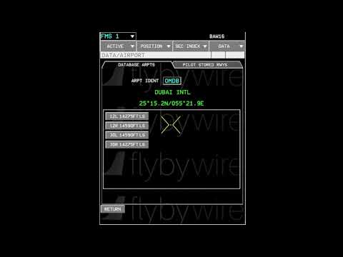 FlyByWire Simulations - A380X FMS Preview #2