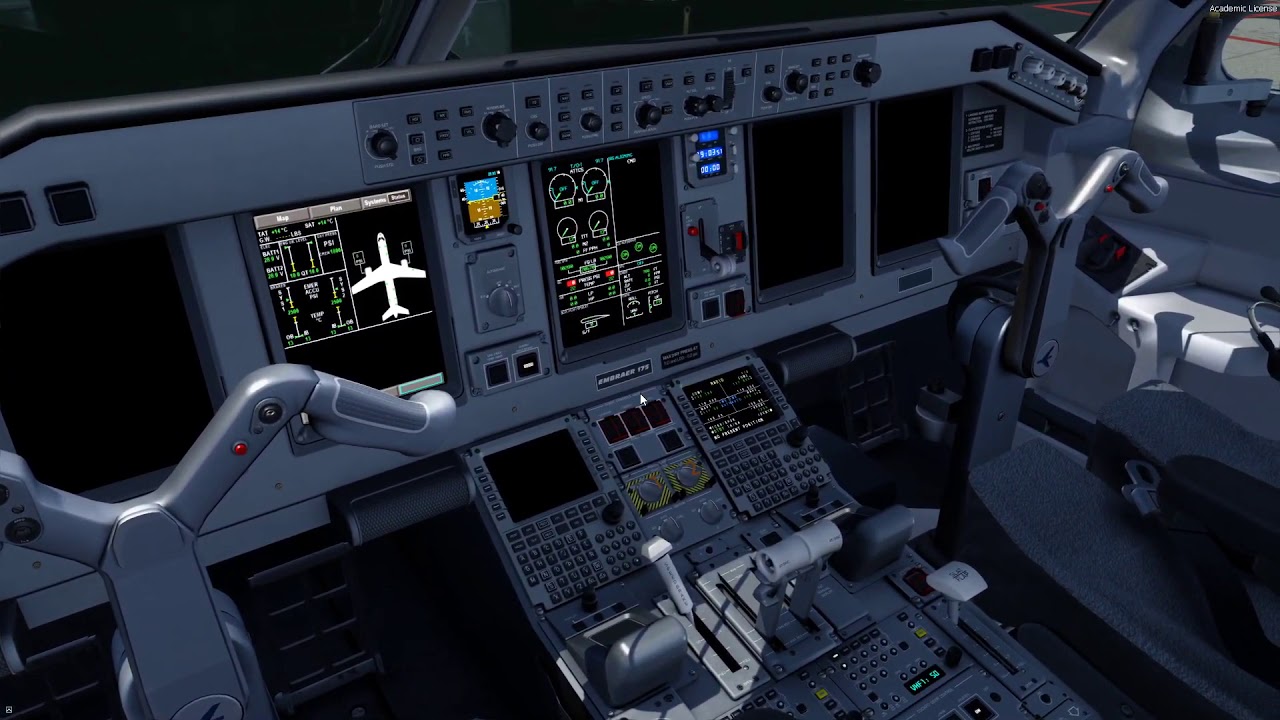 FEELTHERE EMBRAER EMB FOR P3D4 FLIGHT SIMULATOR DARK AND COLD