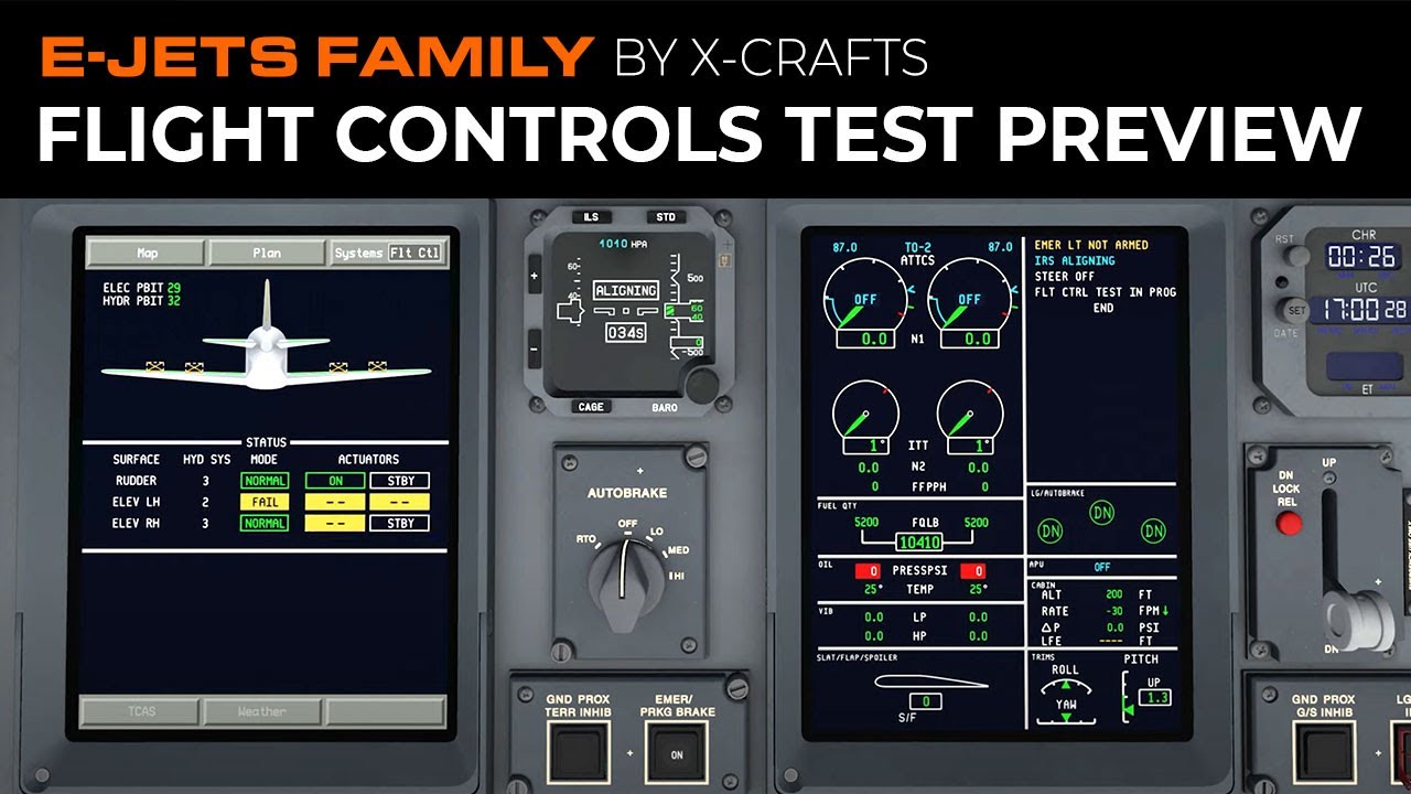 E-Jets Family by X-Crafts | Systems Preview: Flight Control Test