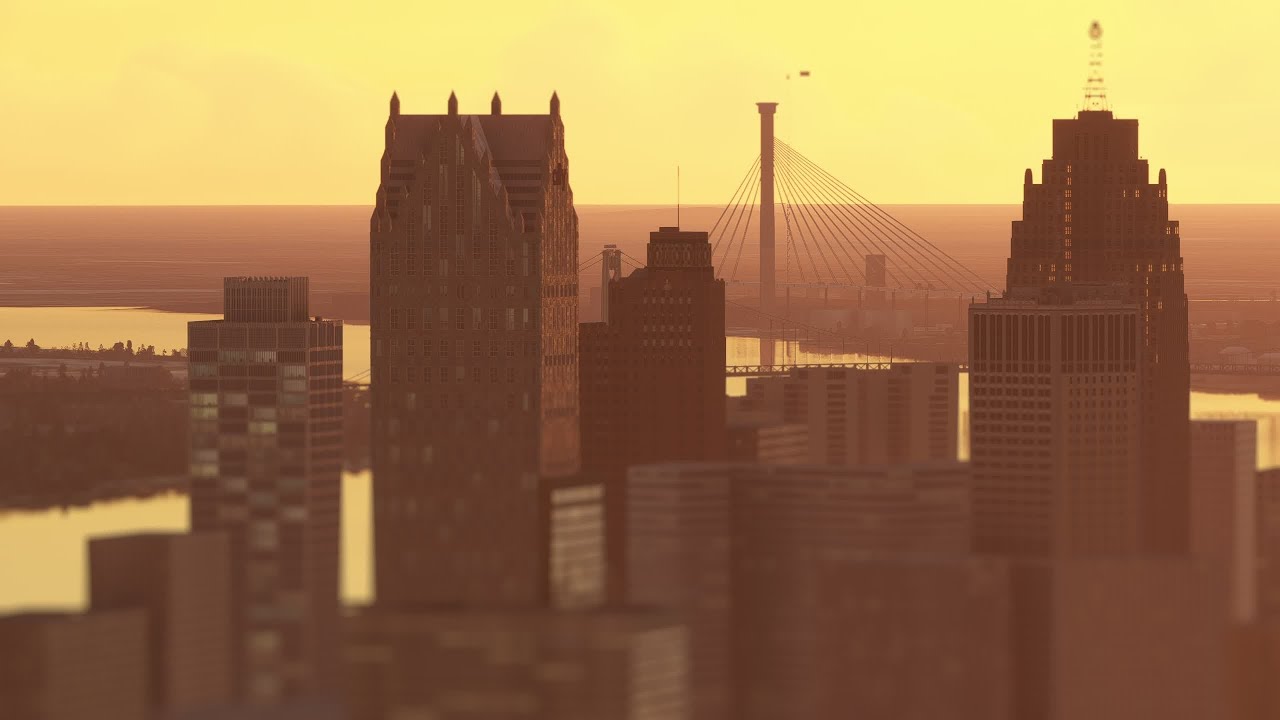Landmarks Detroit City Pack  for MSFS and X-PLANE 12