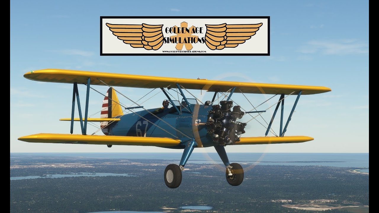 Boeing Stearman Models PT-17/13 N2S-3/5A75L300 MSFS 2020 40th Anniversary Edition