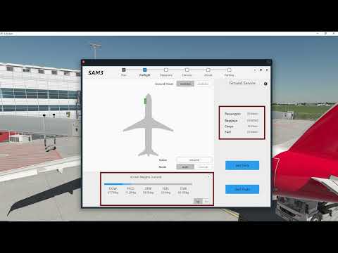 SAM GroundService - Real-time Weight&Balance Demonstration