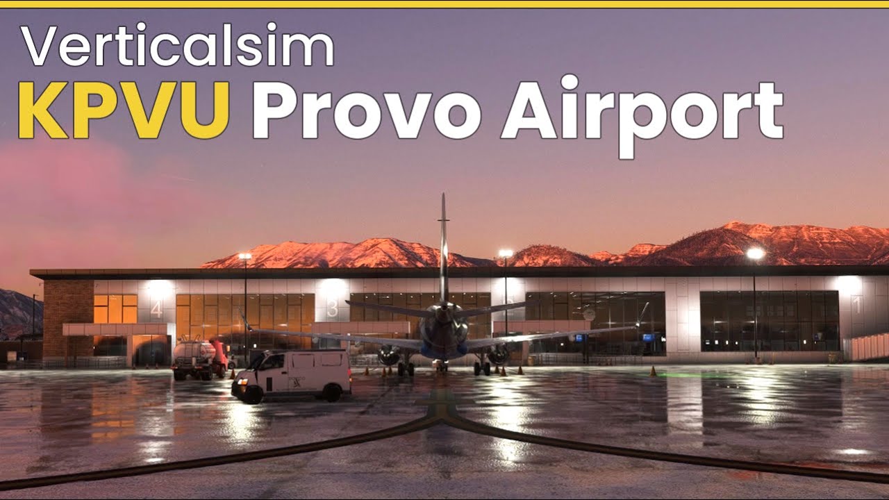 Provo Municipal Airport KPVU by Verticalsim | Microsoft Flight Simulator