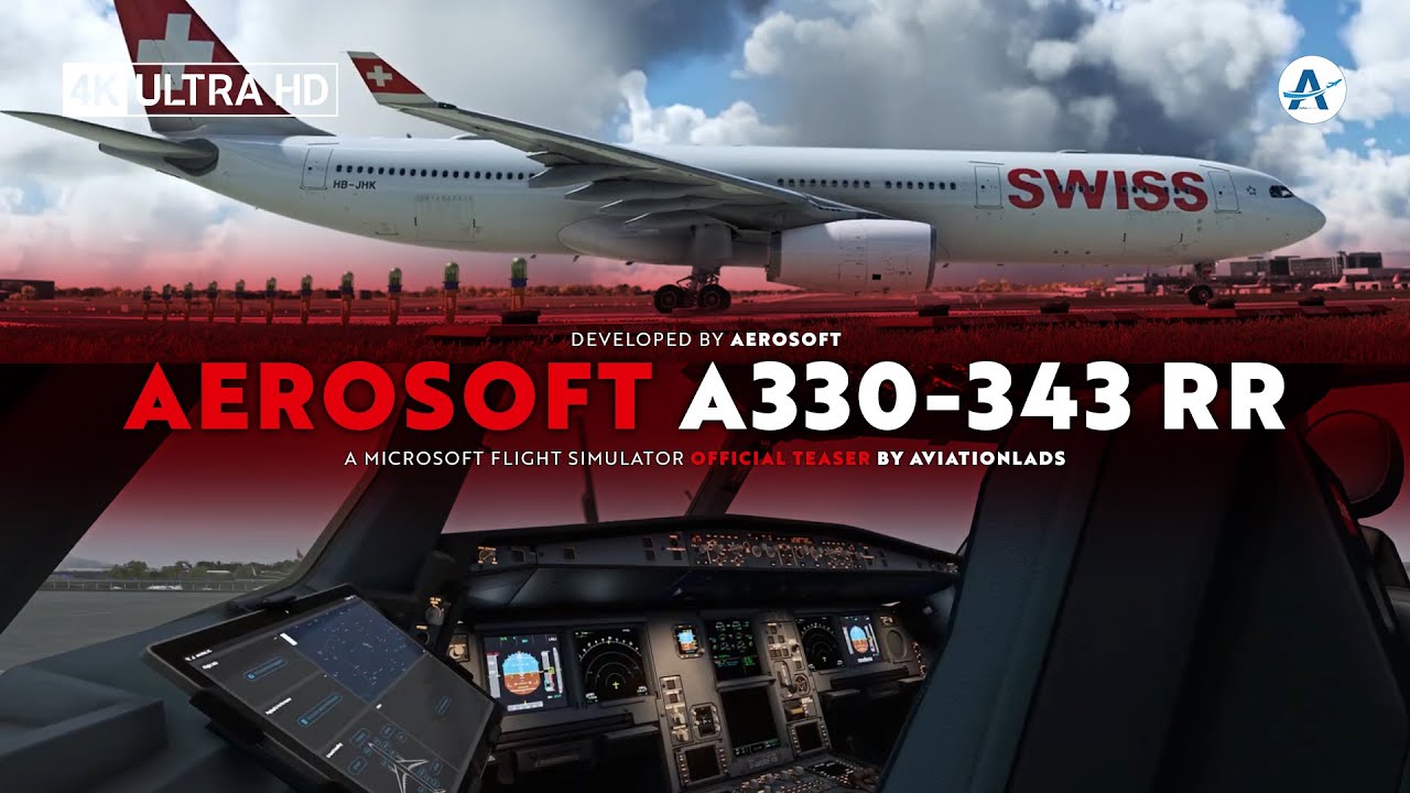 Aerosoft | A330-343 RR | Microsoft Flight Simulator [Official Teaser]