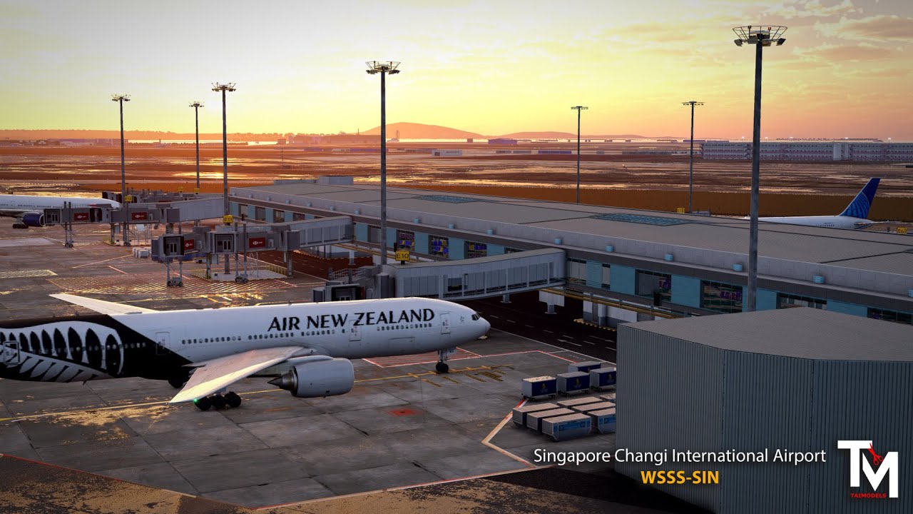 Singapore Changi Airport for X-Plane12
