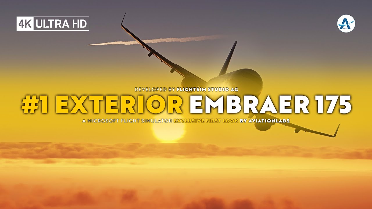 FSS - E-Jets #EXTERIOR | Microsoft Flight Simulator [First Look]