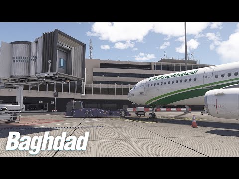 MSFS2024 Baghdad ORBI Azrsim preview/walkaround with Hues by Horizon Iraqi Airways livery