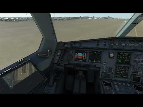 A330 EFB moving map demo