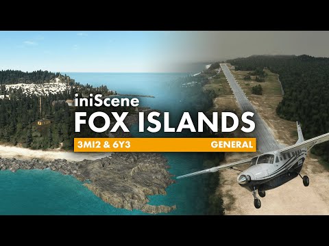 iniScene Fox Islands for Microsoft Flight Simulator