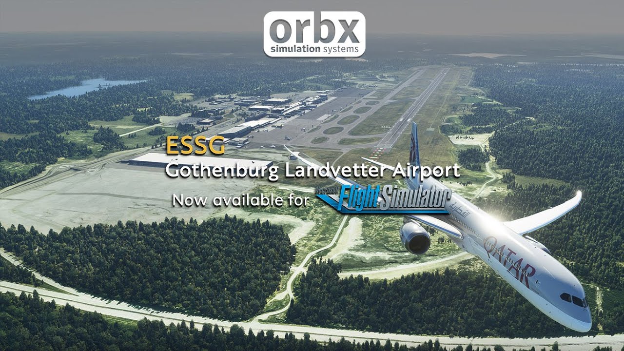Orbx ESSG Gothenburg Landvetter Airport for Microsoft Flight Simulator