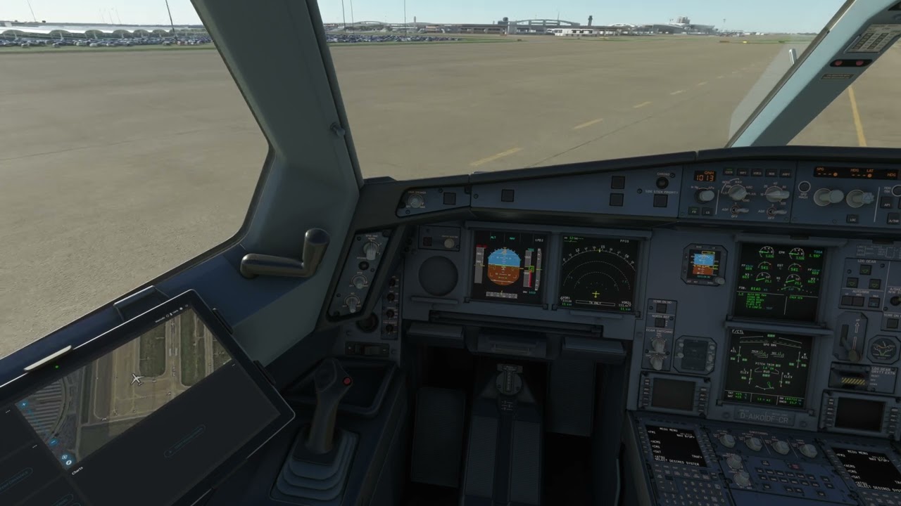 A330 EFB moving map demo