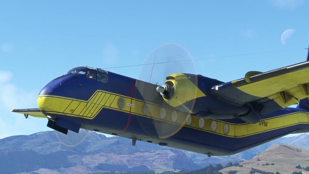 MSFS Caribou - Takeoff (External POV)