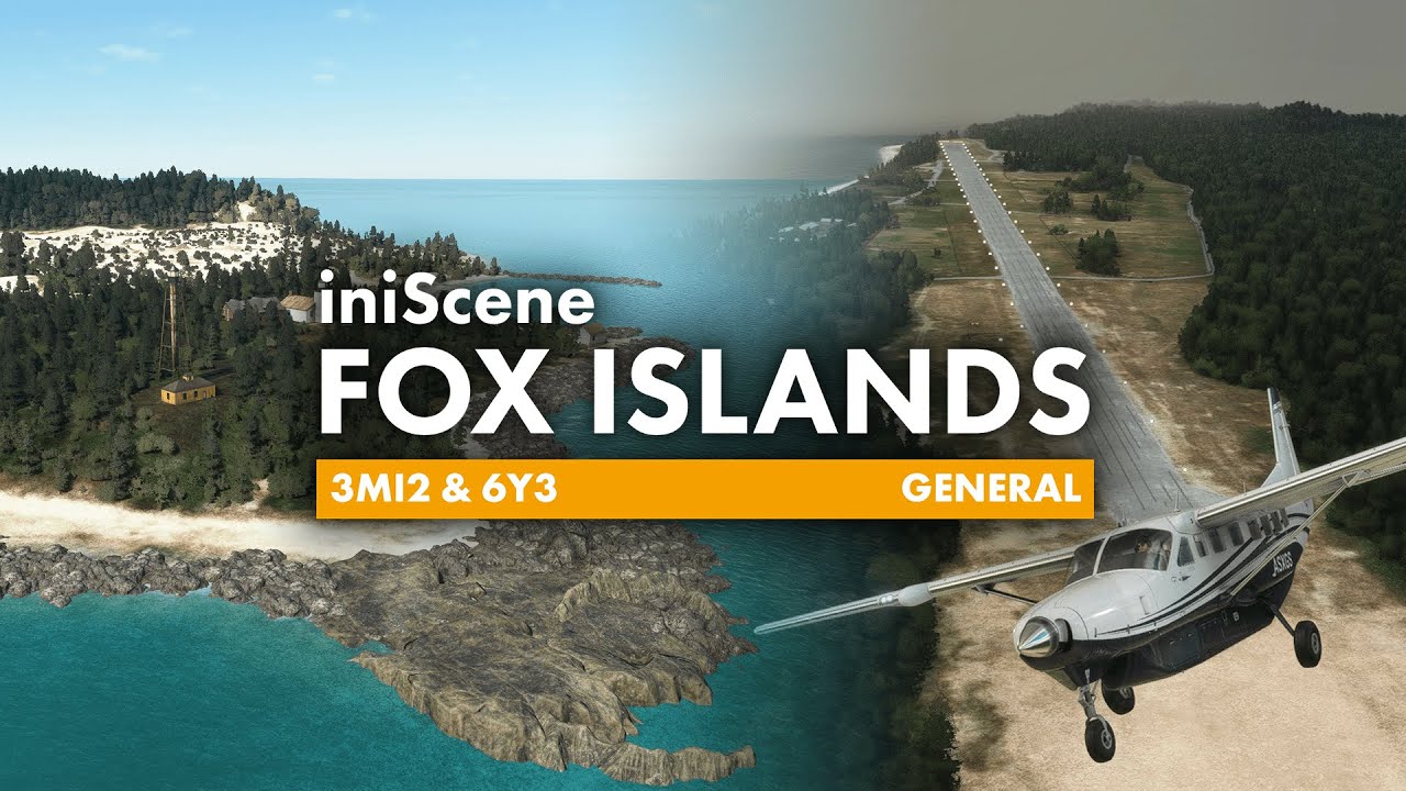 iniScene Fox Islands for Microsoft Flight Simulator