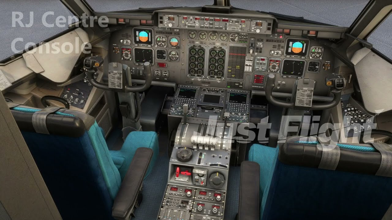 RJ Professional MSFS Centre Console Preview video  - Just Flight