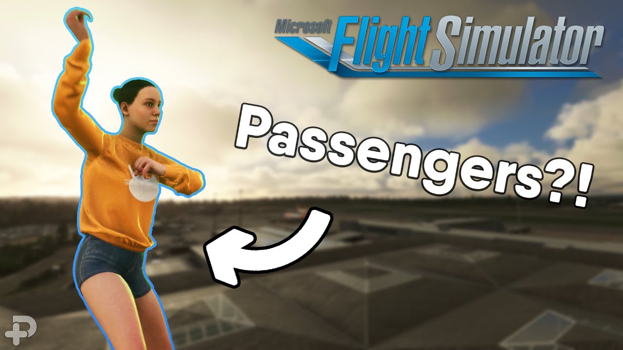 How crazy are these passengers in Microsoft Flight Simulator?!