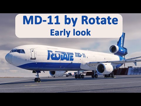 Early look: Rotate MD-11 - Another Major Airliner coming to X-Plane