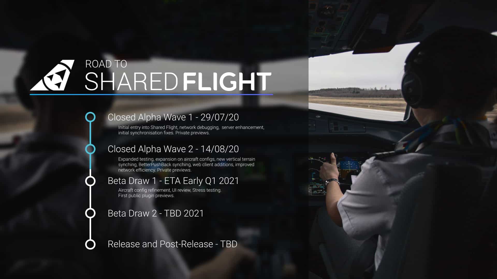 Shared Flight Reveals Roadmap - FlyJSim