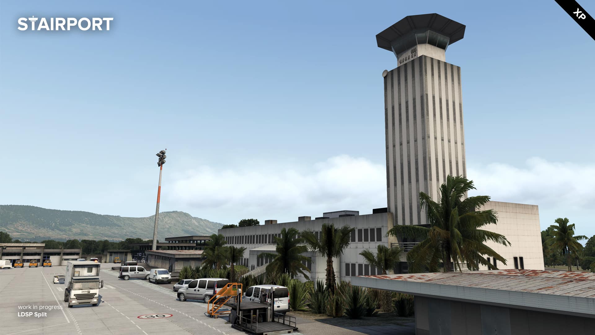 Stairport Sceneries Releases Split Airport for X-Plane 11 - Aerosoft, Stairport Sceneries, X-Plane
