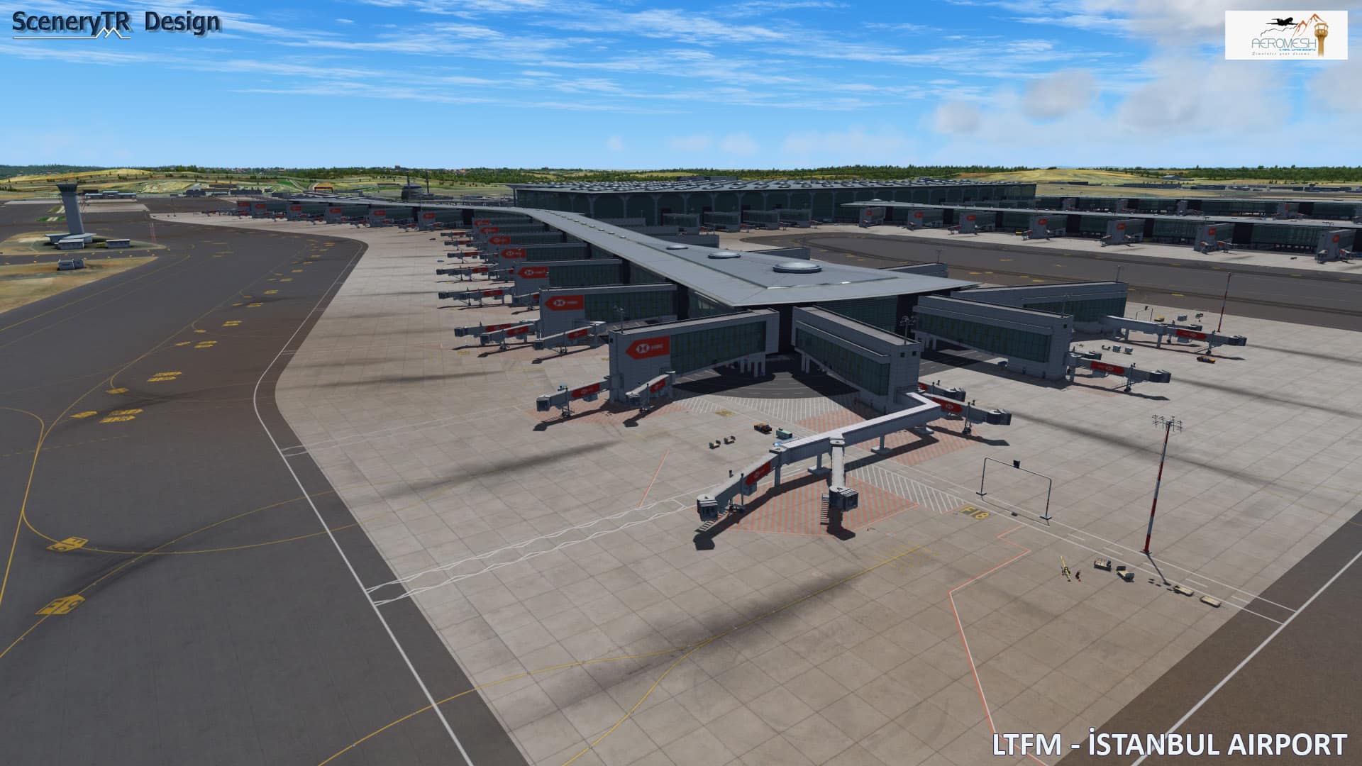 SceneryTR Releases Istanbul Airport for P3D - SceneryTR