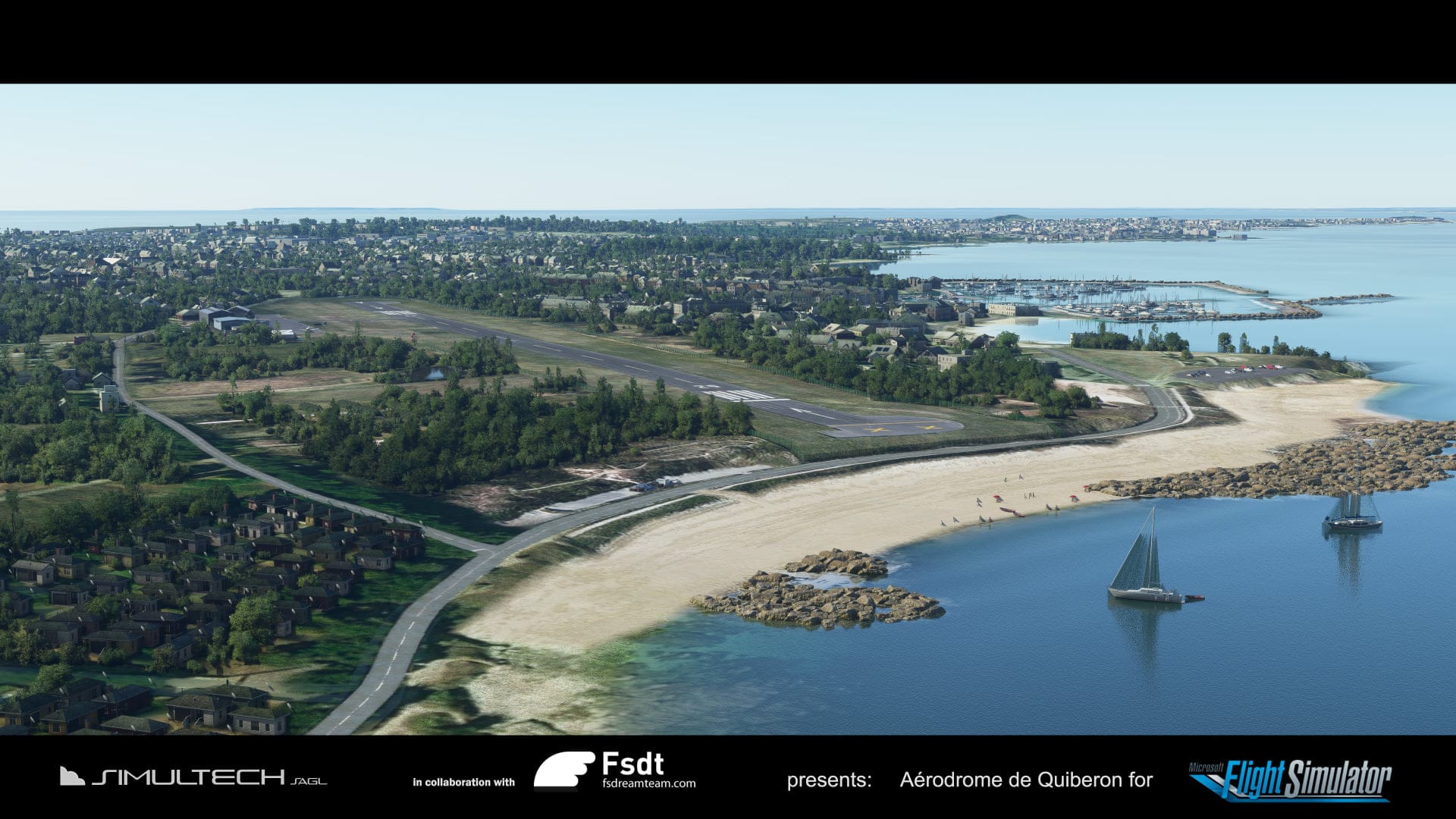 FSDreamTeam Releases Quiberon Airport for MSFS - Simultech Sagl