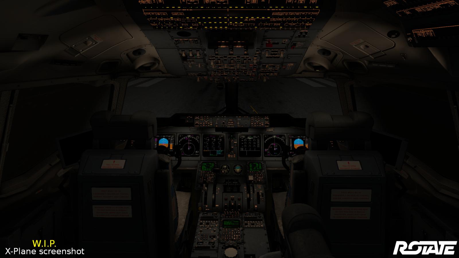 Rotate Previews MD-11 Cockpit Lighting (XP11) - Rotatesim