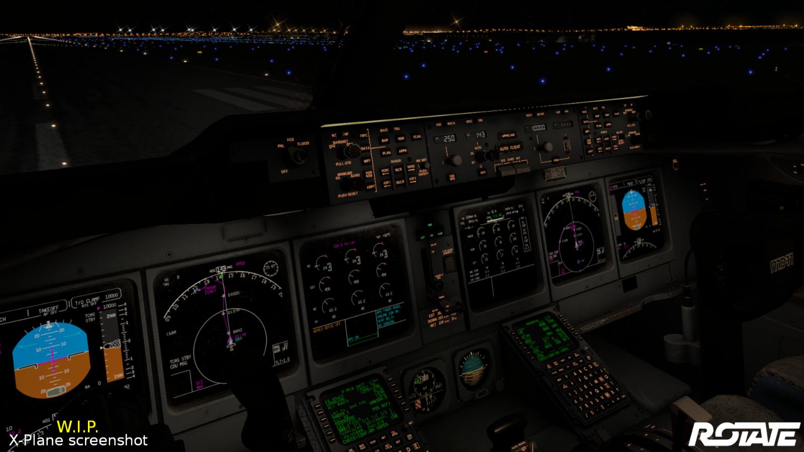 Rotate Previews MD-11 Cockpit Lighting (XP11) - Rotatesim
