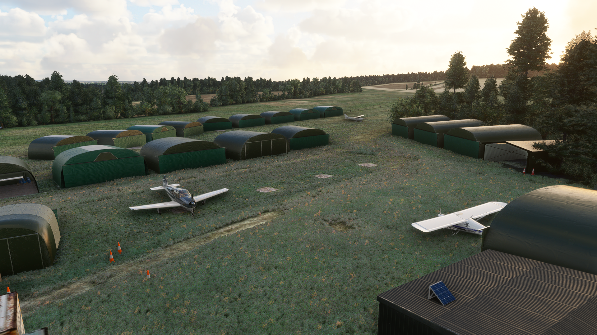 Burning Blue Design Releases Popham Airfield for Microsoft Flight Simulator - FlightSimExpo, FSExpo 2021, Microsoft Flight Simulator, Prepar3D, Thrustmaster, X-Plane