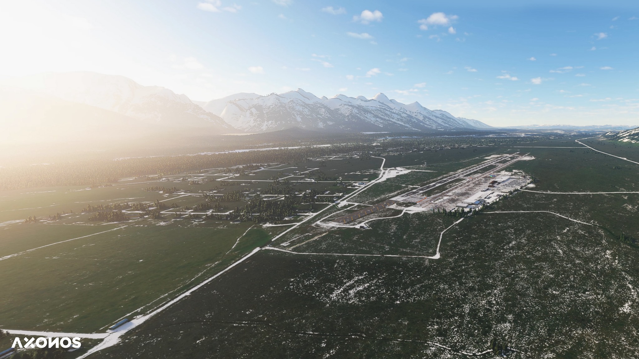 Axonos Releases Jackson Hole for Microsoft Flight Simulator - Axonos, Microsoft Flight Simulator