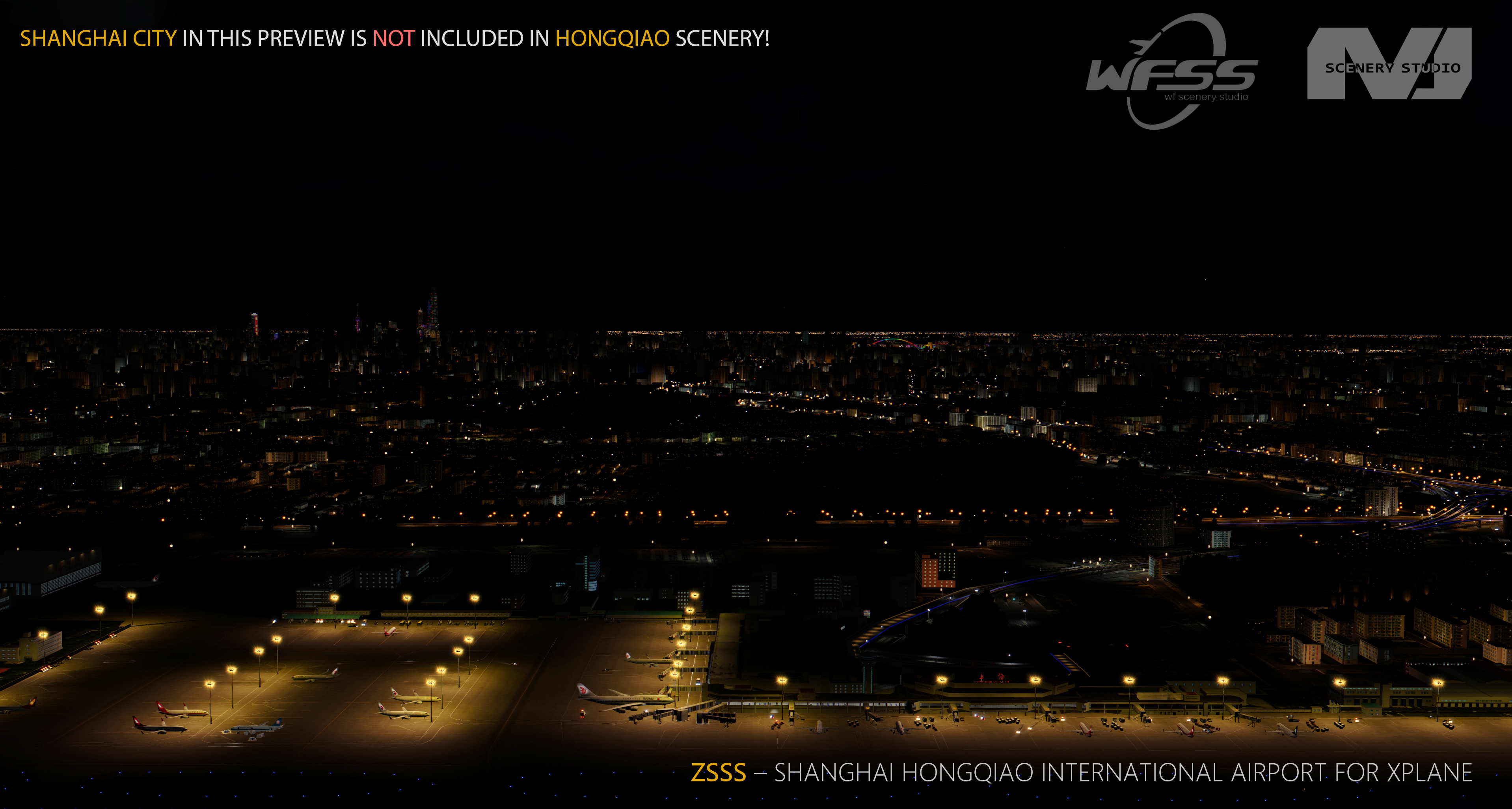 AMJ Scenery Studio Releases Shanghai Hongqiao Airport for X-Plane 11 - AMJ Scenery Studios