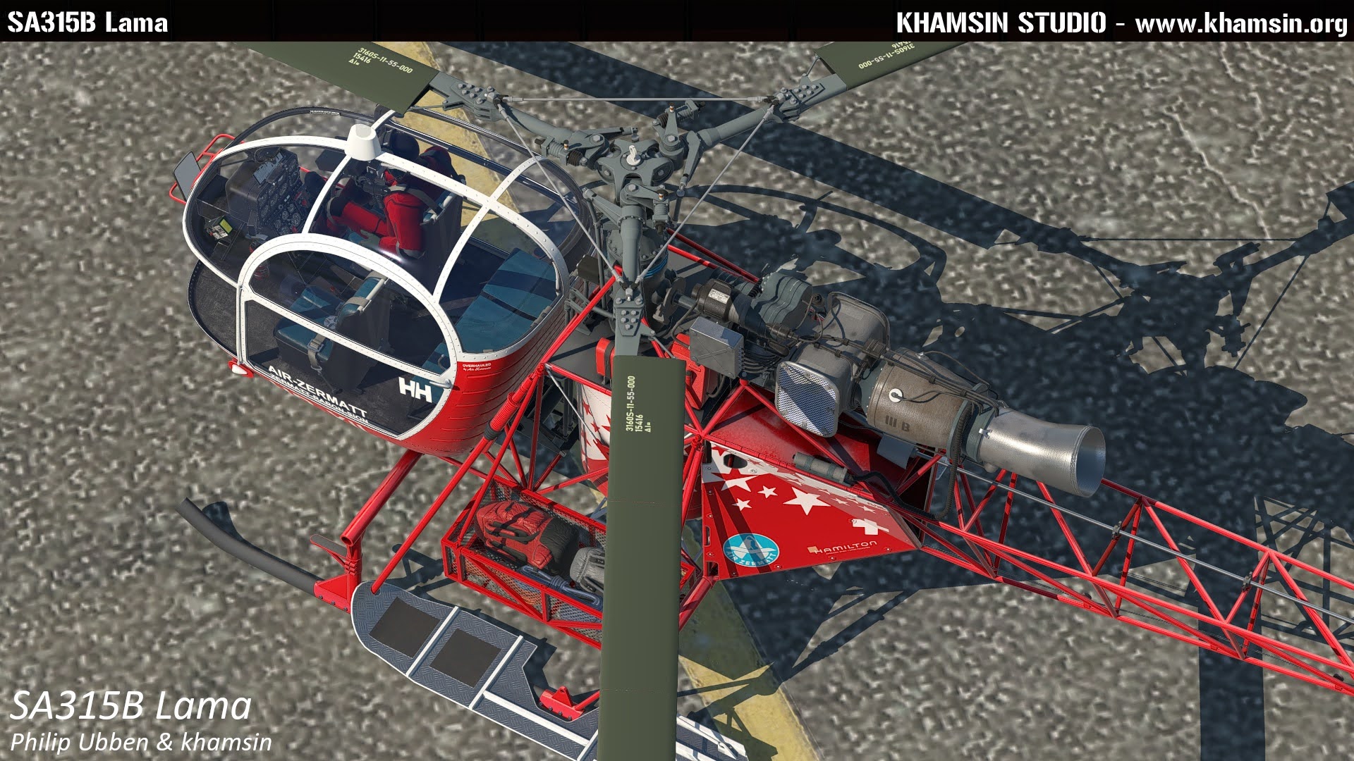 Philip Ubbem Releases SA 315B Lama Helicopter for X-Plane - Philip Ubben, X-Plane