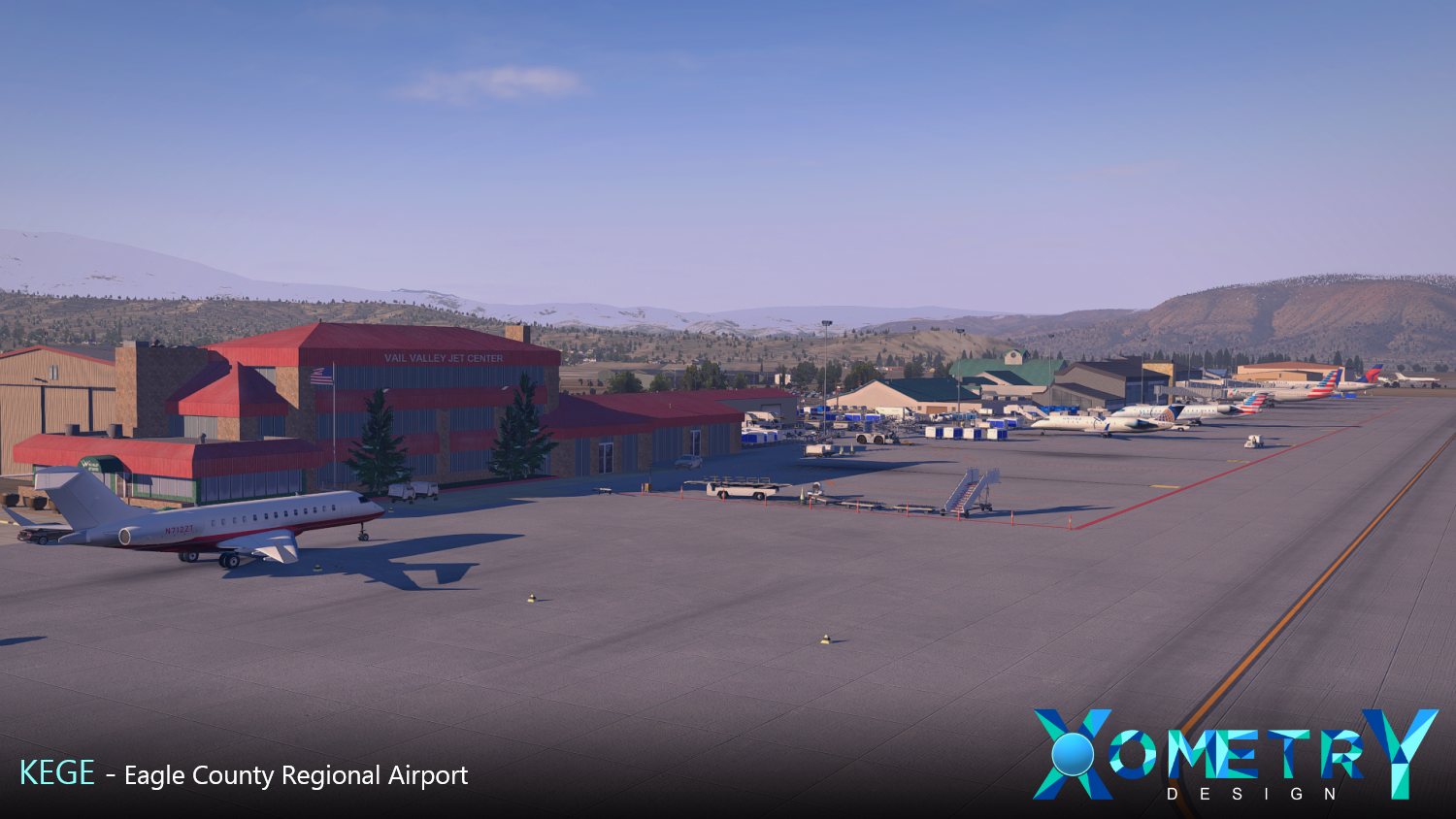 Xometry Announces Eagle County Regional Airport for X-Plane 11 - IniBuilds, X-Plane, Xometry