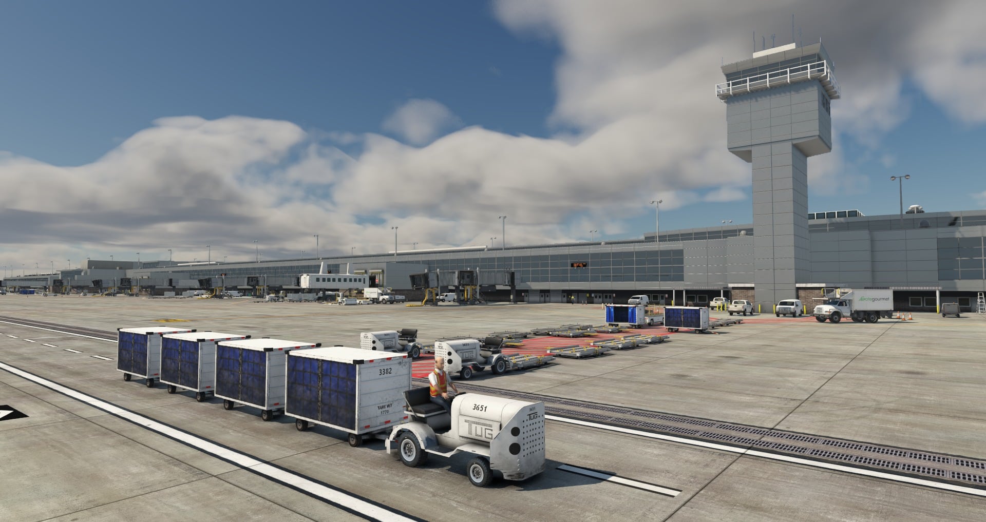 Nimbus Simulation Studios Washington Dulles Airport On Final - Nimbus Simulation