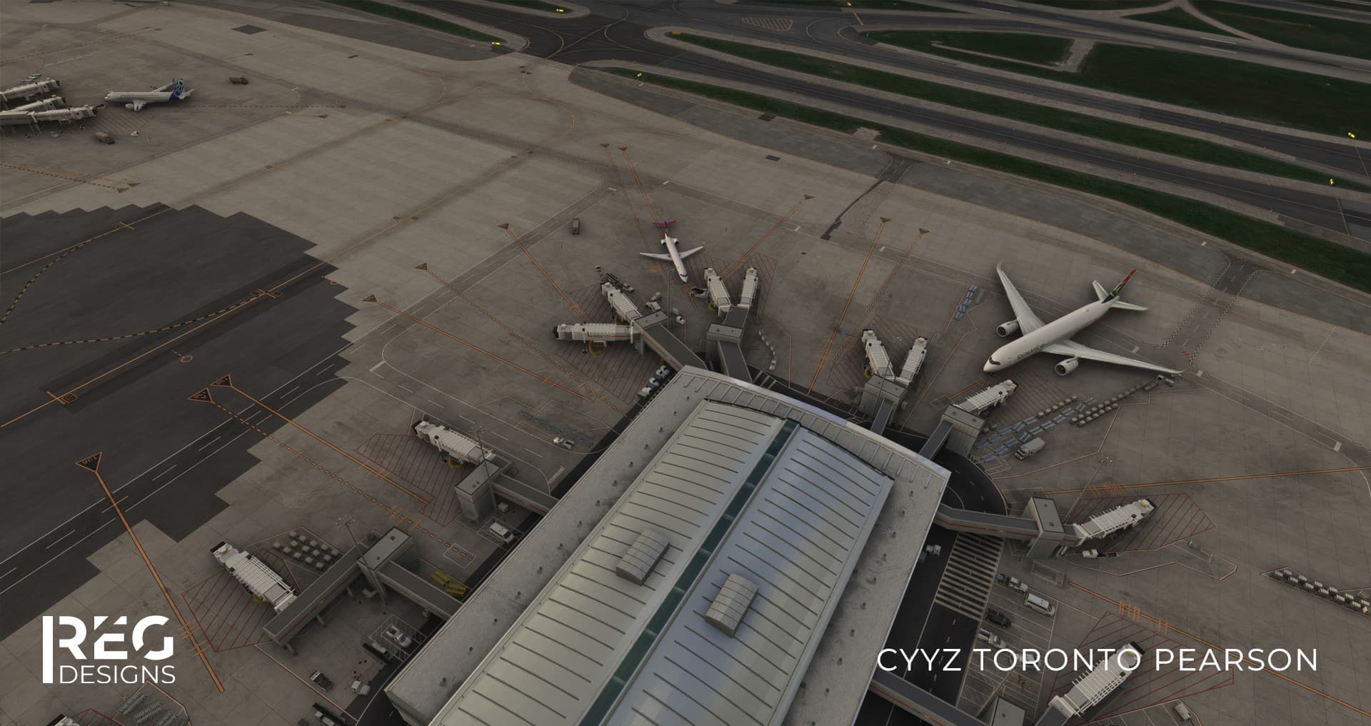 RegDesigns Releases Toronto Airport for MSFS - Microsoft Flight Simulator, Uncategorized, WF Scenery Studio