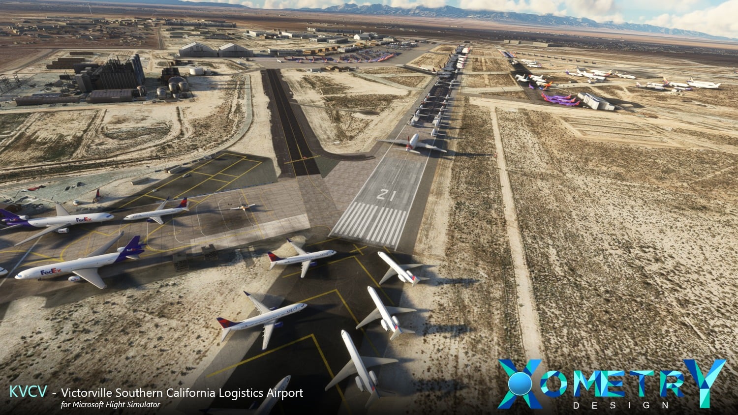 Xometry Design Announces Victorville for MSFS - IniBuilds, X-Plane, Xometry