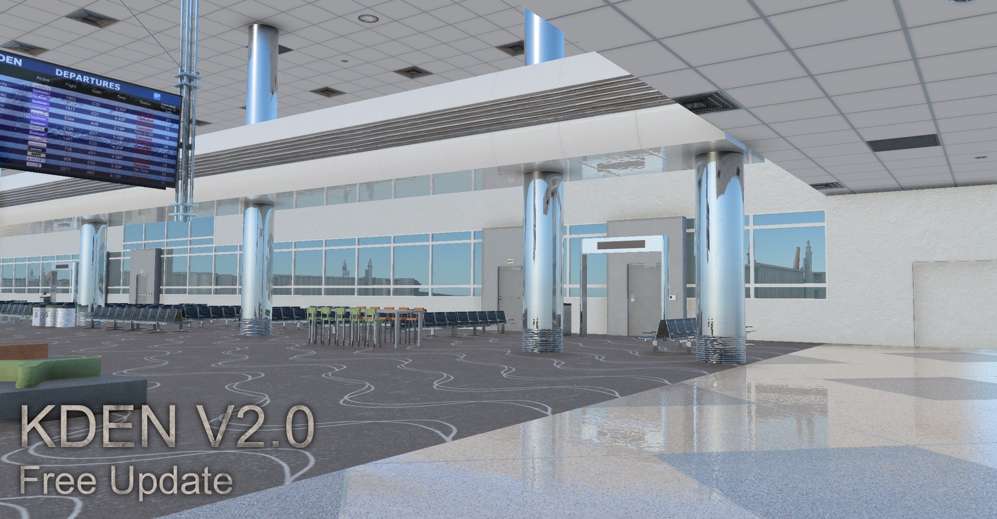 X-Codr Showcases Denver Airport in X-Plane 12 - X-Codr