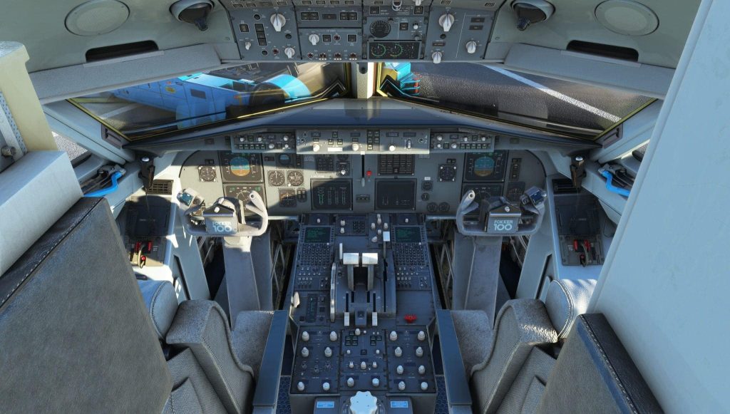 Just Flight Announces Fokker 100 for MSFS - Just Flight, Microsoft Flight Simulator