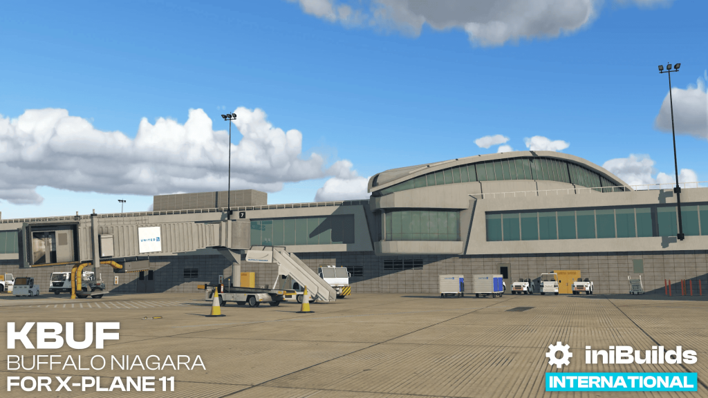 iniBuilds Announces Buffalo Niagara Airport for X-Plane - IniBuilds, X-Plane