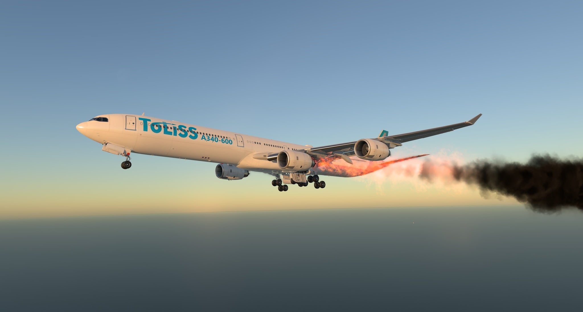 Toliss Updates A340, Now Compatible with X-Plane 12 - ToLiss