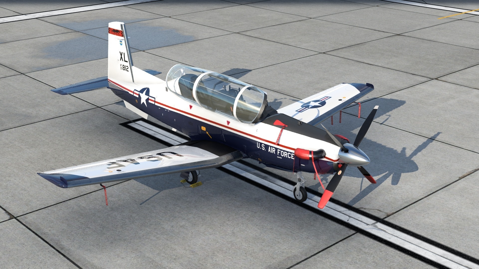 AOA Simulations Further Previews the T-6A Texan II for X-Plane - AOA Simulations