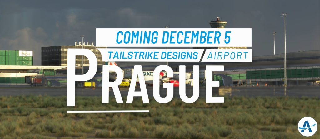 Tailstrike Designs Prague for MSFS Landing in December - Tailstrike Designs, Microsoft Flight Simulator