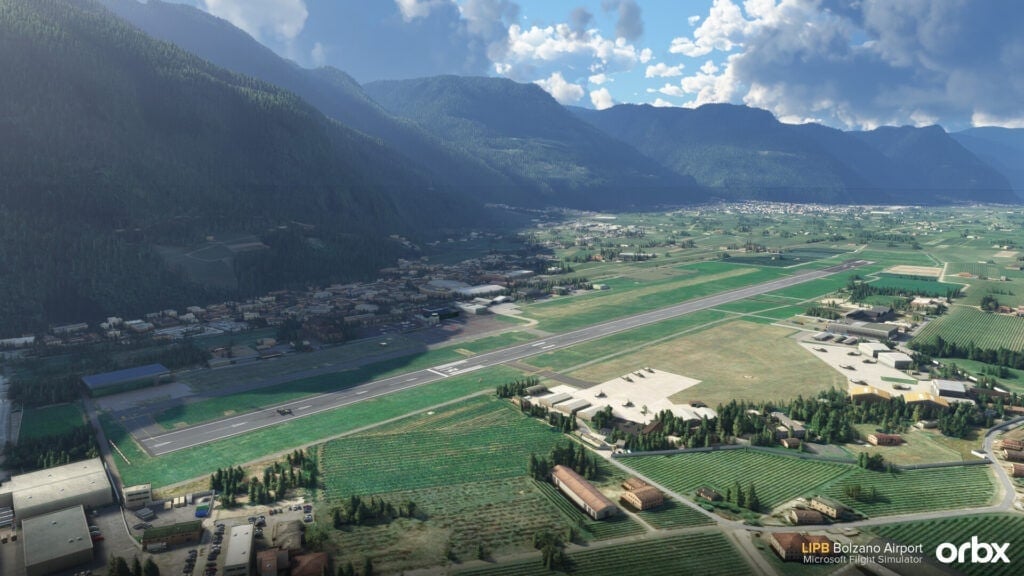 Orbx Releases Bolzano Airport for MSFS - Orbx, Microsoft Flight Simulator