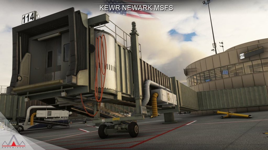 Drzewiecki Design Newark Liberty for MSFS Released - Drzewiecki Design, Microsoft Flight Simulator
