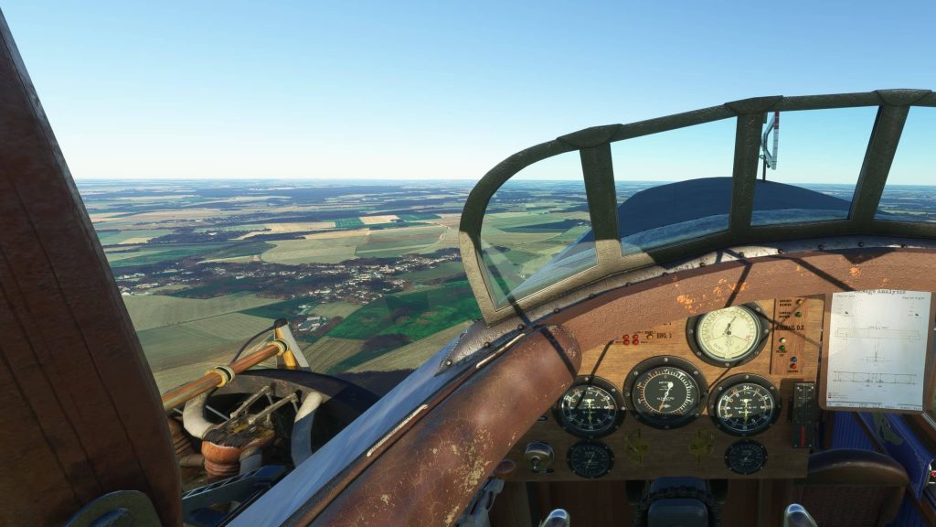 Farman F.60 MSFS cockpit view