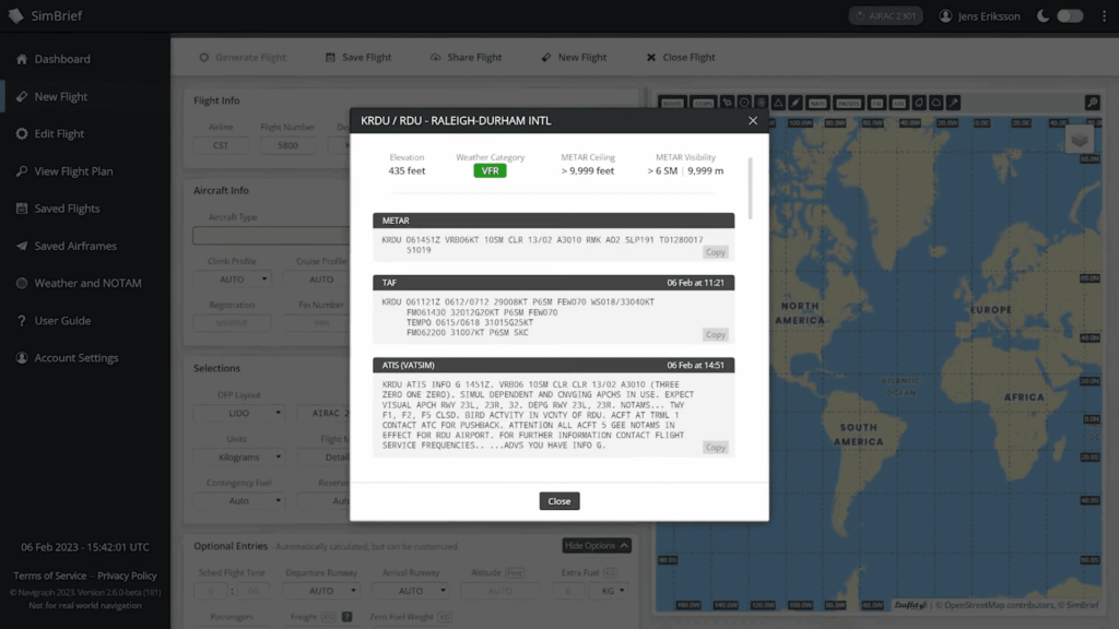 SimBrief Has Undergone A Complete Makeover - Simbrief