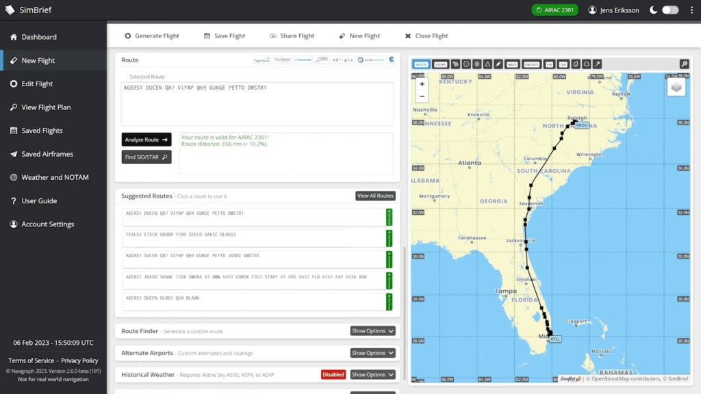 SimBrief Has Undergone A Complete Makeover - Simbrief