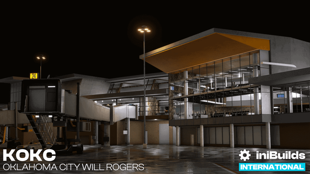 iniBuilds Announces Oklahoma City Airport for MSFS - IniBuilds, X-Plane, Xometry