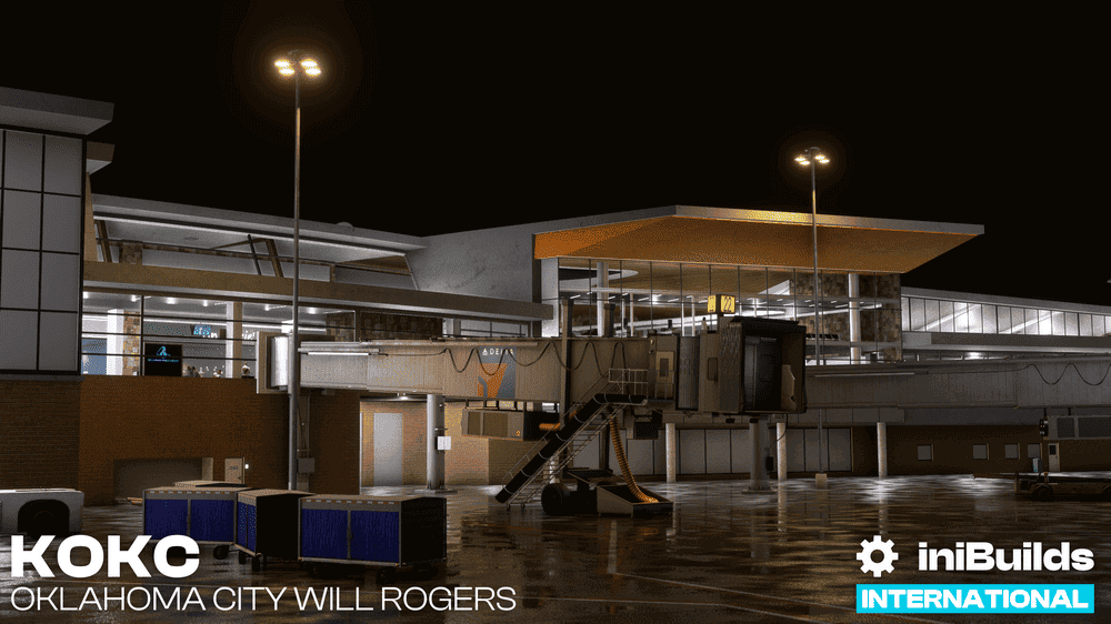 iniBuilds Announces Oklahoma City Airport for MSFS - IniBuilds, X-Plane, Xometry