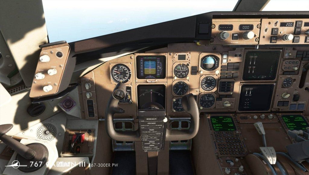 Captainsim 767 cockpit